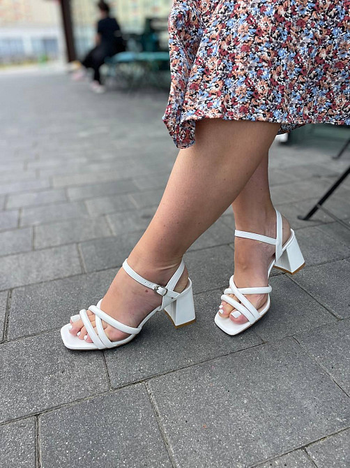 L&M Босоніжки жіночі L&M F132-5 білі (літо, еко-шкіра) (5857) Коломия - фото 3