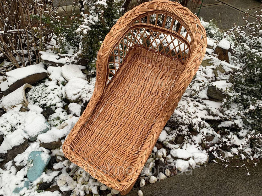 Санки плетеные из лозы с заплетенным сиденьем Киев - изображение 3