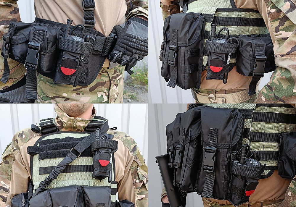 EasyFit Підсумок під турникет чорний (MOLLE, CAT, підсумок на розгрузку, жилет, РПС) Коломия - фото 3