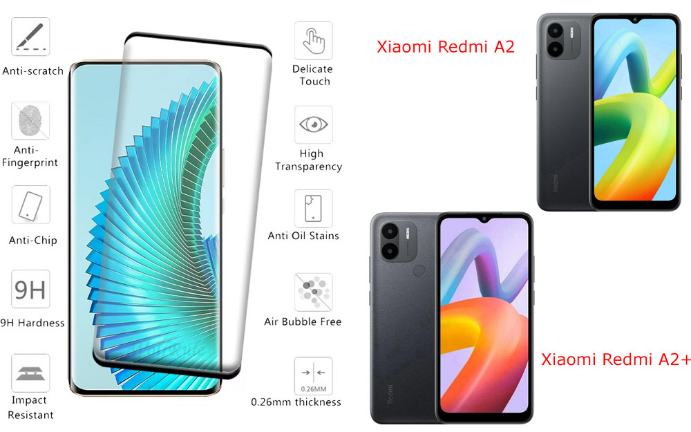 Защитное стекло HyperGlass Pro для Xiaomi Redmi A2, Redmi A2+ – максимальная чувствительность и защита Киев - изображение 2