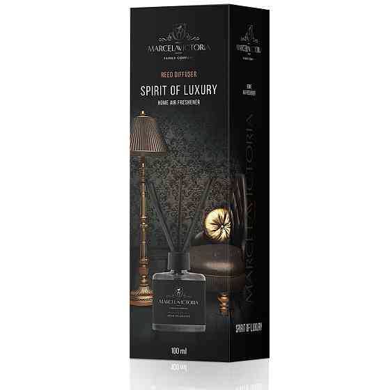 Аромадифузор для дому "Reed Diffuser" Spirit of Luxury (Дух розкоші) 100мл Marcela&Victoria
    
    
    
    
    
    
    
    
     Вінниця