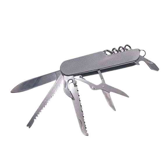 Мультитул швейцарский нож A775 Серебро Днепр