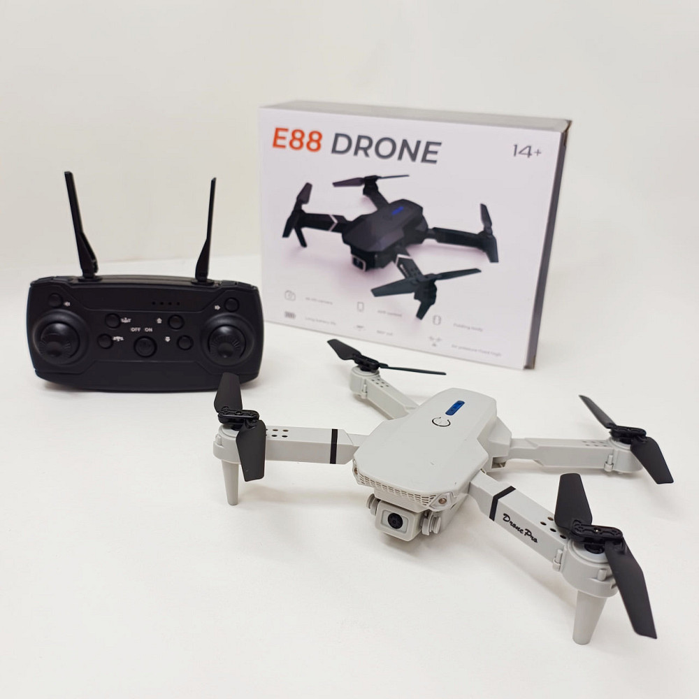 Квадрокоптер E88 міні дрон з HD камерою FPV до 20 хв польоту 2 АКБ та КЕЙС GV-81 Львів - фото 12
