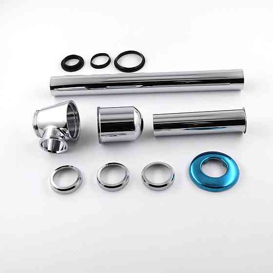 Сифон для раковини Champion Siphon-01 1 1/4” без випуску під донний клапан латунь/хром з антизапахом (AC3572) Київ