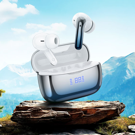 Бездротові навушники HOCO EQ16 Shine з шумозаглушенням сині Київ