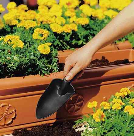 Лопатка ручна для посіву 29 см Fiskars "Solid" (137000/1000694) Пластик поліамід Нововолинськ