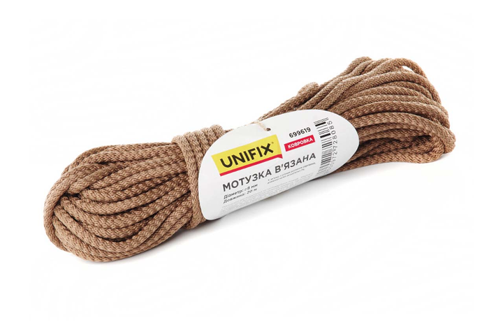 Мотузка в'язана 6мм 20м ковровка Харків - фото 1