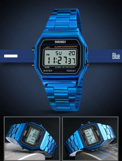 Наручные мужские часы Skmei 1123 (Синий) Винница - изображение 5