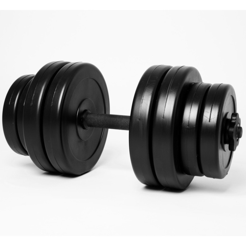 Гантель розбірна 16 кг складальна бітумна для дому домашня Київ - фото 1