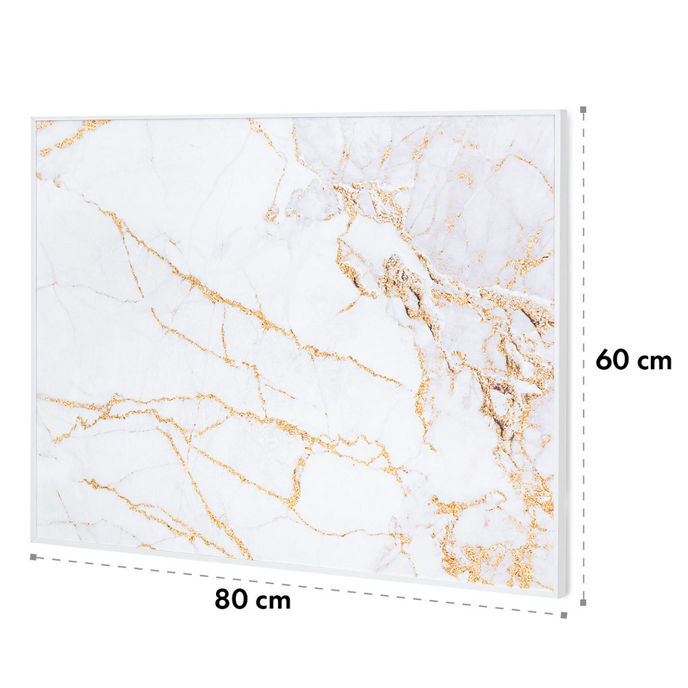 Розумний інфрачервоний нагрівач Wonderwall Air Art 80x60 см, 500 Вт, настінний мармур, 80 x 60 см/Дізайн: Рівне - фото 9