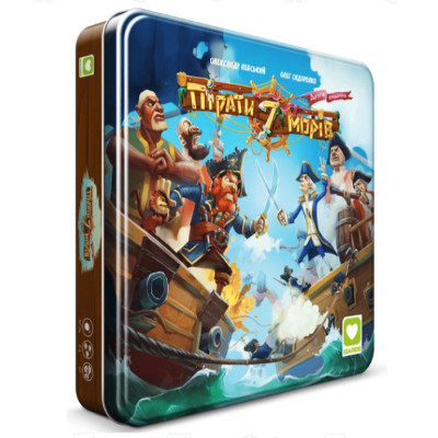 Настольная игра IGames Пираты 7 морей, украинский (4820166180066, 1502) Винница - изображение 1