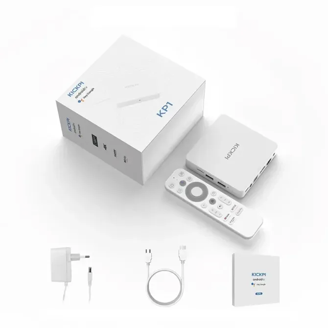 Смарт ТВ приставка Kickpi KP1 NETFLIX 2/32 Гб Android TV 11 Smart Box Андроїд ТВ бокс нетфлікс Київ - фото 4