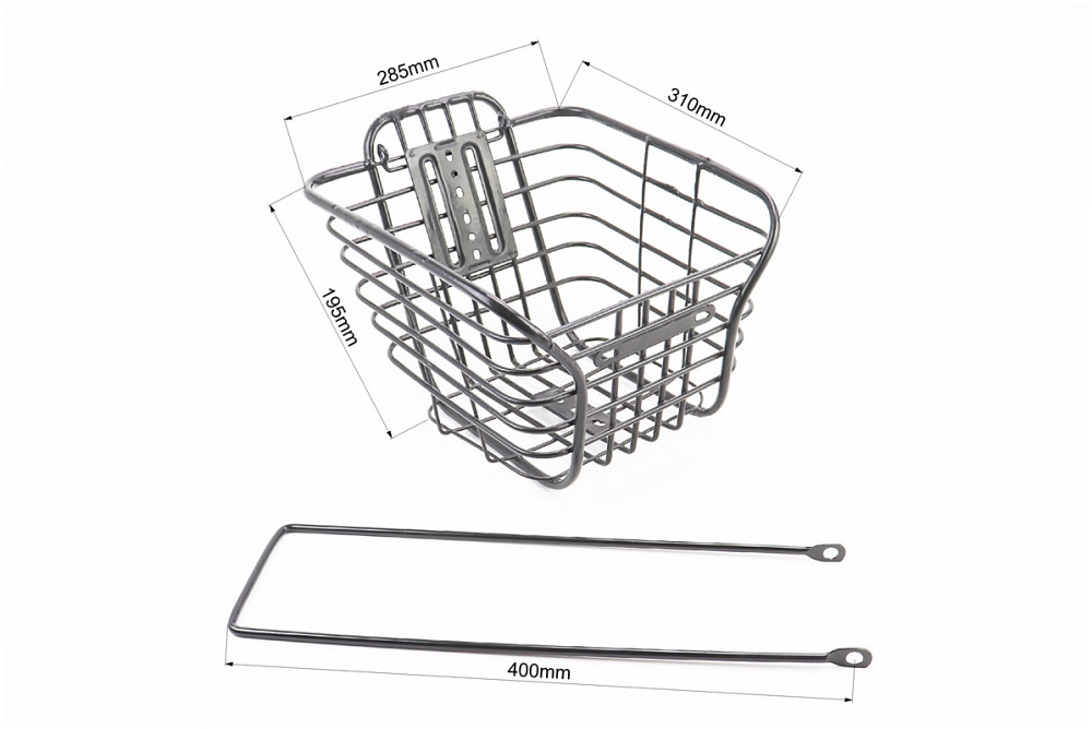 Кошик багажний передній 28" з кришкою, чорний BSK-СК-45 (можливі подряпини, відколи, дефекти фарбування) Київ - фото 3