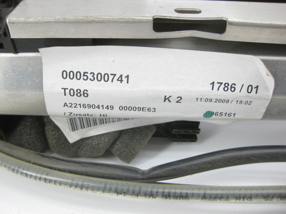 Mercedes-Benz  A2218100020 9B03 Сонцезахисна шторка заднього скла чорна S-Class W221 Одесса - изображение 10