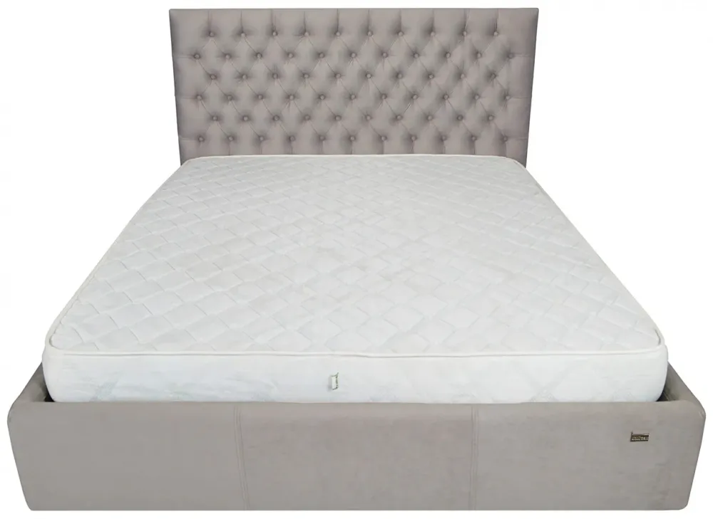 Кровать Двуспальная Cambridge VIP 180 х 190 см Amore 31 С дополнительной металлической цельносварной рамой Серый Днепр - изображение 12