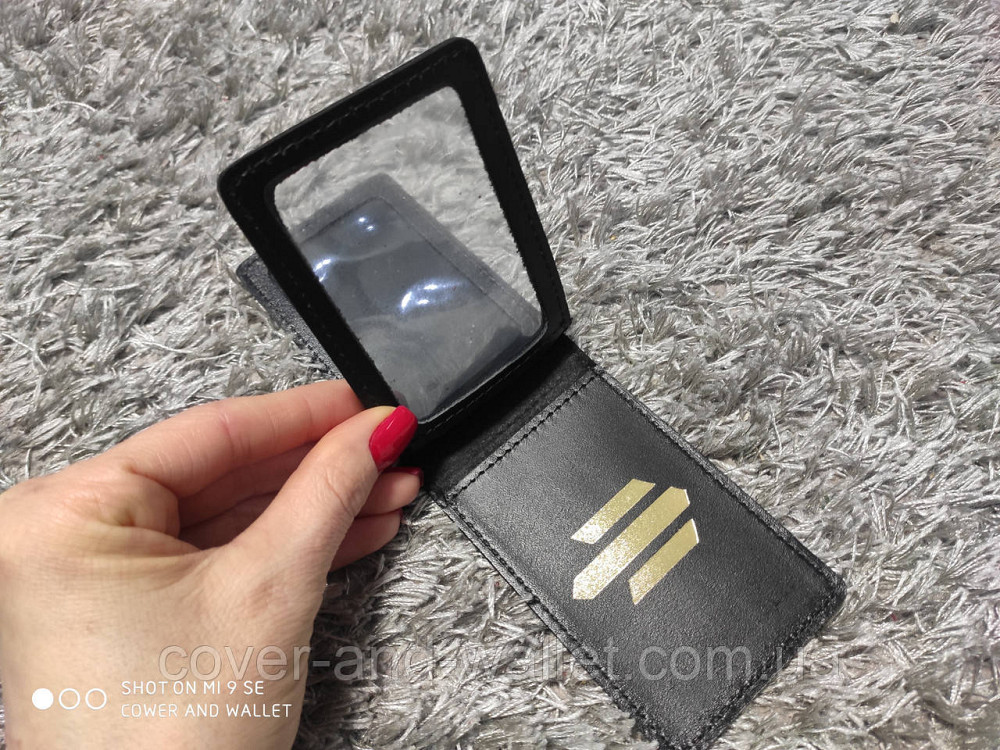 Обкладинка посвідчення на "Державне бюро розслідувань" з додатковим клапаном (золото) Київ - фото 7