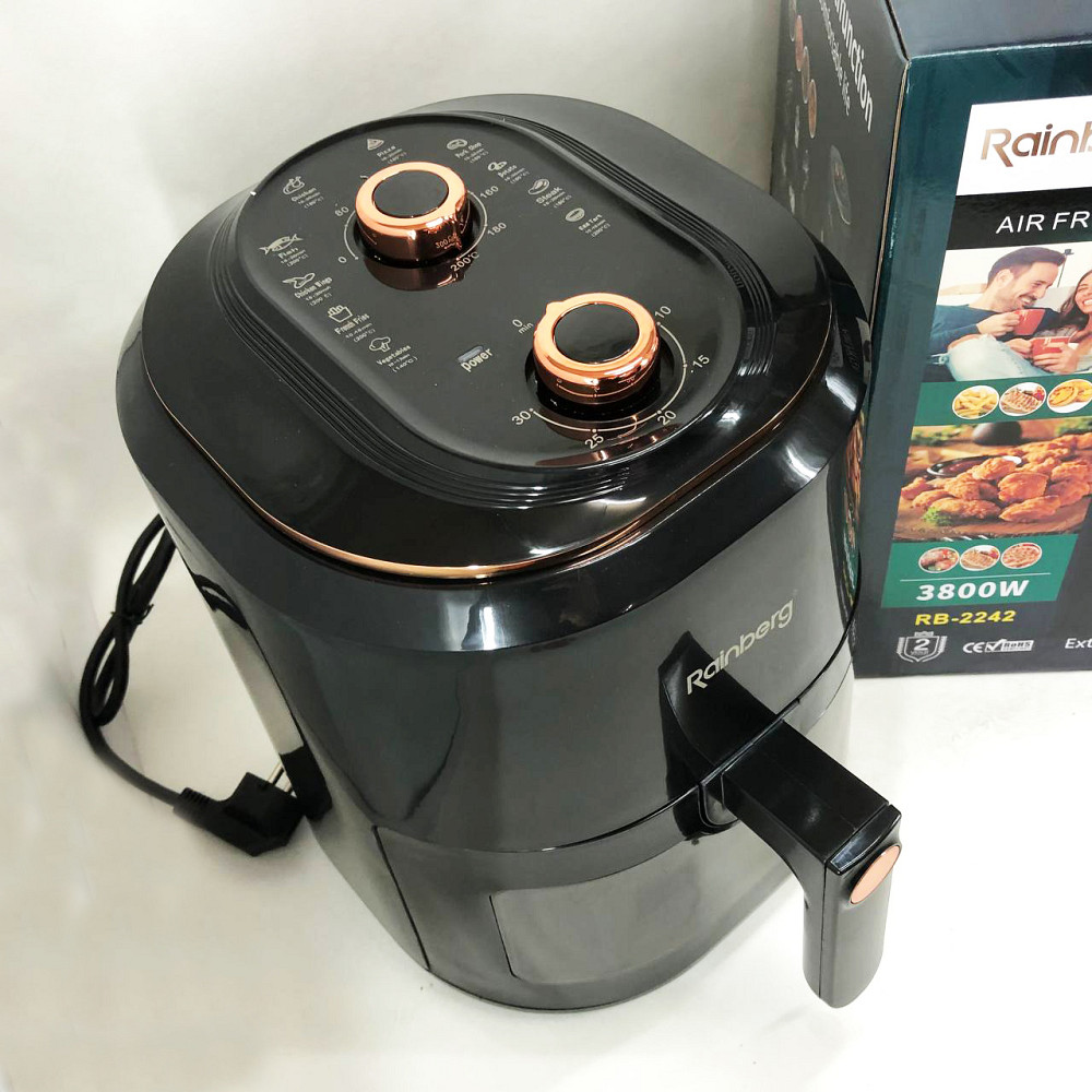 Електроплити без духовки, Фритюрниця гаряче повітря, Фритюрниця для приготування фрі-картоплі без олії JI-68 Львів - фото 8