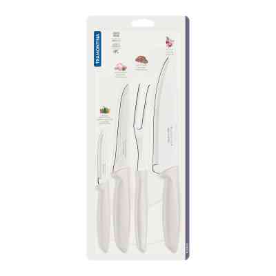 Набір ножів Tramontina Plenus Light Grey 4 шт (23498/331) Вінниця