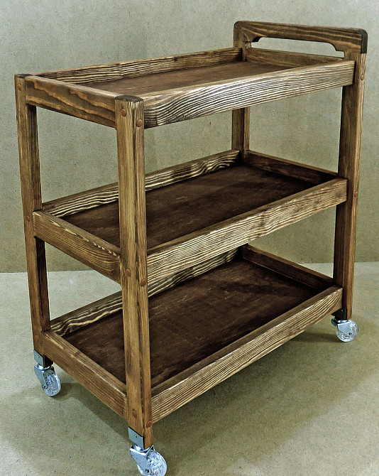 Этажерка для ванной на колёсиках 