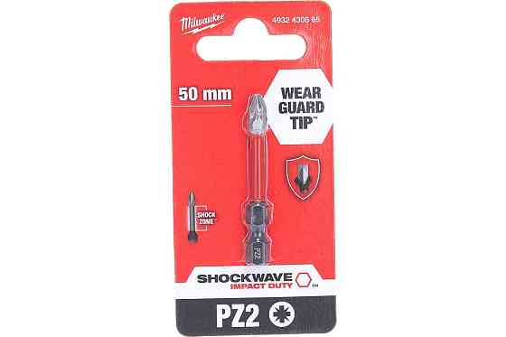Бита SHOCKWAVE (PZ2, 50 мм, 1 шт.) Milwaukee 4932430865 Коломыя