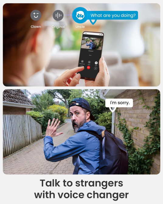 Видеозвонок ieGeek Bell J9 Plus 5 МП, Wi-Fi 2,4 ГГц, PIR, ночное видение, двусторонняя связь, звонок в комплекте Киев - изображение 8