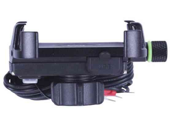 Держатель телефона M6S алюминий черный, с беспроводной зарядкой, с креплением на руль, Kewiq Мукачево