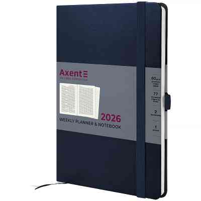 Еженедельник Axent датированный 2026 Prime Strong 145х210, синий (8507-26-02-A) Винница