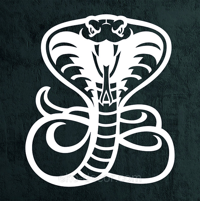 Декоративное настенное Панно «Кобра» , Декор на стену 70*60 см, Белый Киев - изображение 7