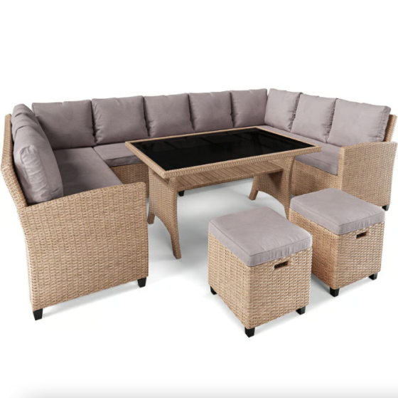 Комплект садових меблів Di Volio Livorno Бежевий/Світло-сірий Киев