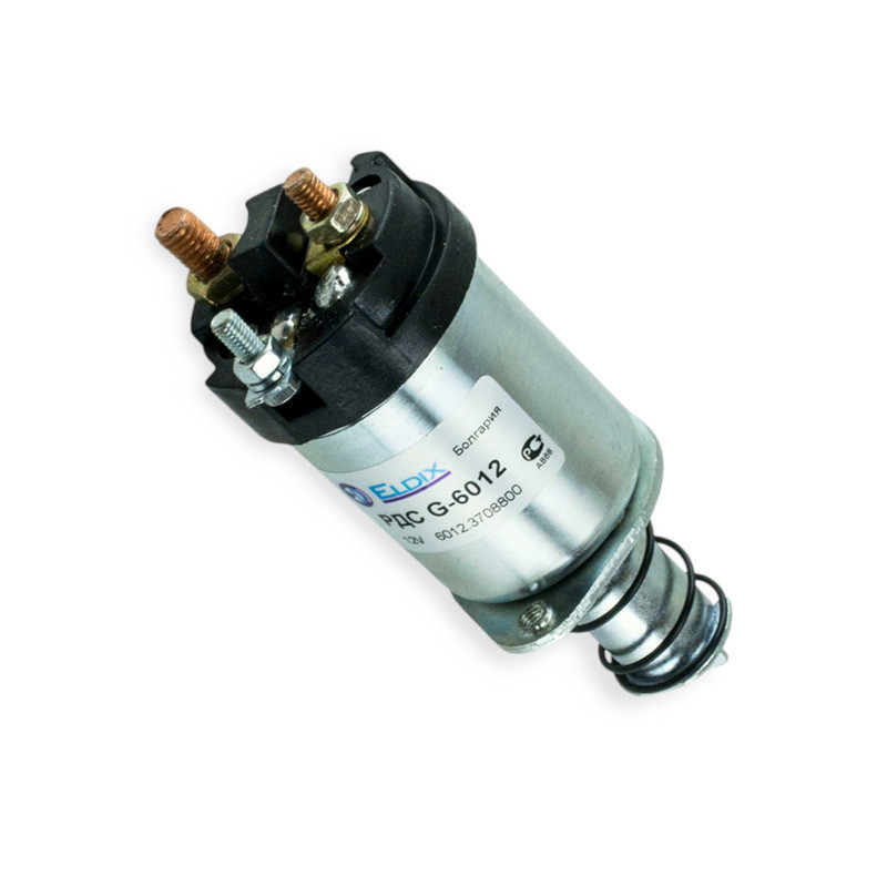 Реле стартера ГАЗ 3302, 2217, 2705, 3110, 31105 (402, 406) редукторний стартер 2 втягуючі отвори Мукачево - фото 1