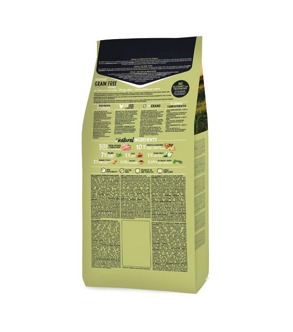 Сухой корм для взрослых кошек Овнат Ownat Grain Free с курицей и индейкой, 8 кг Винница - изображение 2