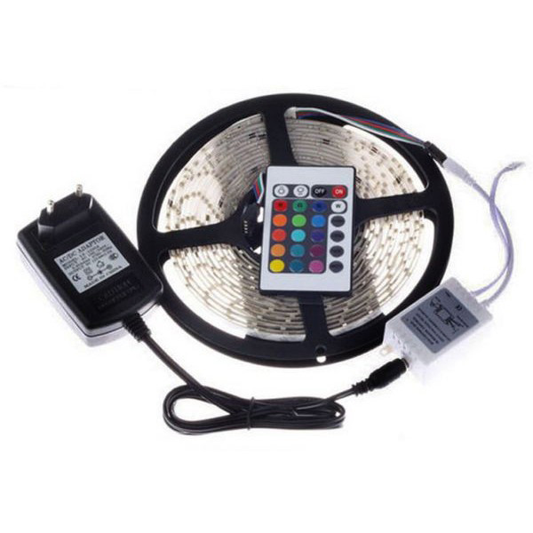 Светодиодная лента освещение 5050 RGB LED 5 м 220 v, Rgb лента гибкая 5050 Led для помещения GY-62 Львов - изображение 18