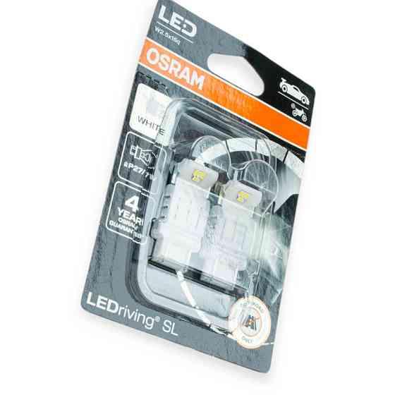 Автолампа БЦ 12V27, 7W W2.5х16q 3W 1000K LED Мукачево