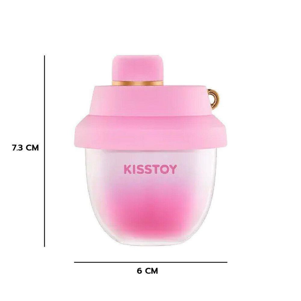 Вакуумний стимулятор-брелок KISSTOY Kiss Pods, 5 рівнів інтенсивності + Turbo-режим, 2 насадки Sex Aura Київ - фото 3