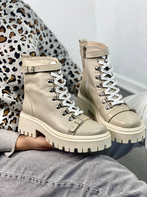 Без бренда Черевики жіночі ARLEN БК-Брук бежеві (зима, шкіра натуральна) (4853) 35-40 40 Коломия - фото 1