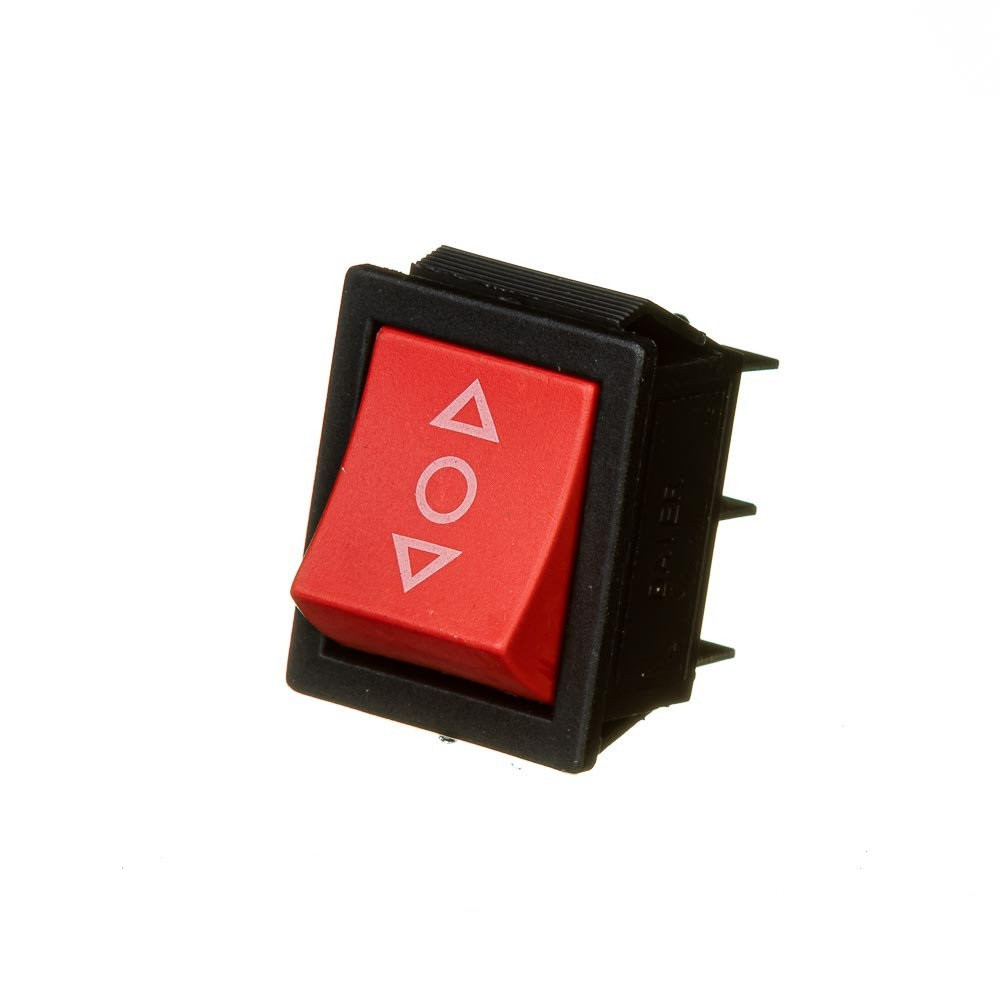 Перемикач KCD2-203 ON-OFF-ON (6pin) Червоний Daier Полтава - фото 1