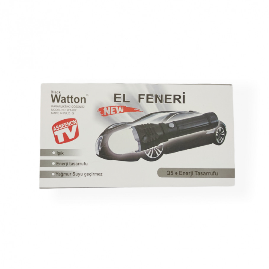 Фонарик аккумуляторный алюминиевый тактический WATTON WT-282 с дальностью 200-250 метров, с автозарядкой Каменец-Подольский - изображение 8