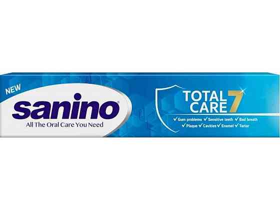 Зубна паста 50 мл Тotal care компл догл ТМ Sanino Київ