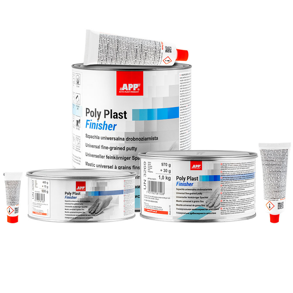 Шпаклівка фінішна "Poly Plast Finisher" + затв. 970+30г світло блакитна APP, 010571 Вінниця - фото 1