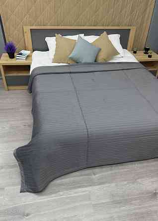 Покрывало велюровое King Size 220х240 см цвет серый (85-208) Киев