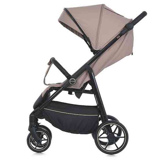 Коляска дитяча EL CAMINO FIJI Beige Matt прогулянкова з чохлом та москітною сіткою Бежевий (ME 1113-2) Чернігів