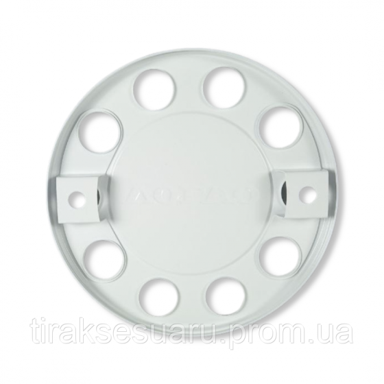 Ковпак колеса 22.5 "корона" (нержавійка) білий VOLVO . Ковпаки на колеса 22.5 Луцьк