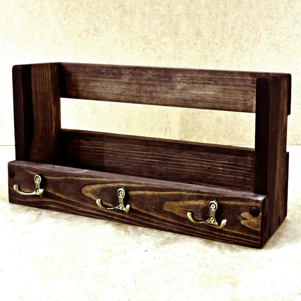 Ключниця дерев'яна "Мальбор" капучино Миколаїв - фото 1