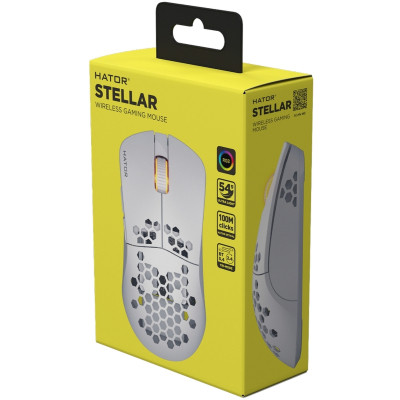 Мишка Hator Stellar Wireless/Bluetooth/USB White (HTM651) Вінниця - фото 6