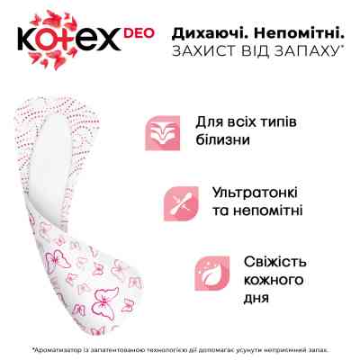 Ежедневные прокладки Kotex Ultraslim 56 шт. (5029053548302/5029053548074) Винница