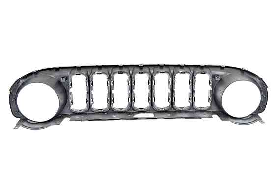 Решетка Джип Renegade 1 BU (2014-2023) дорест накладка верхняя серебро радиатора Мукачево