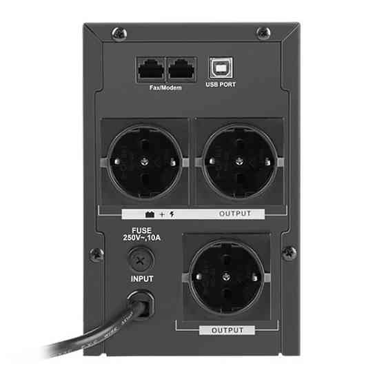 ДБЖ Armac OFFICE O/1000F/LCD, Line Interactive 1000VA/650W, 3хSchuko, USB-B LCD Metal Case (O/1000F/LCD) Киев