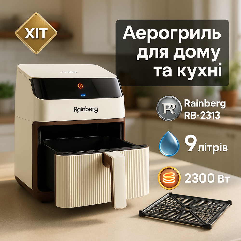 Фритюрниця без олії для ресторану, Фритюрниця без олії з рецептами, Електричні фритюрниці для дому RZ-29 Львів - фото 10