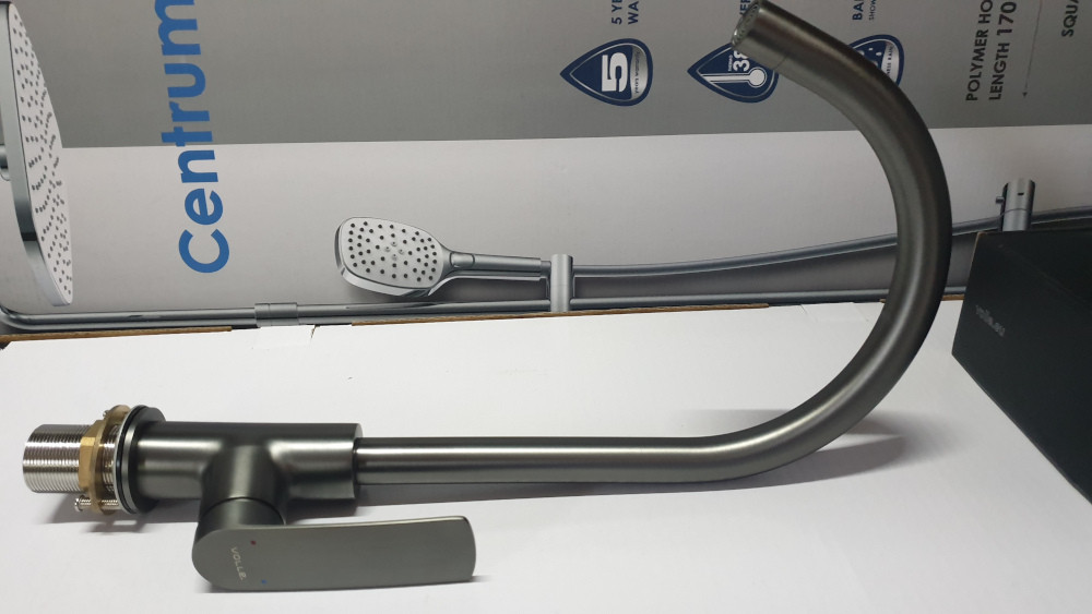 Змішувач для кухні VOLLE CANTE pistola gris графіт 1512.111005 Київ - фото 2