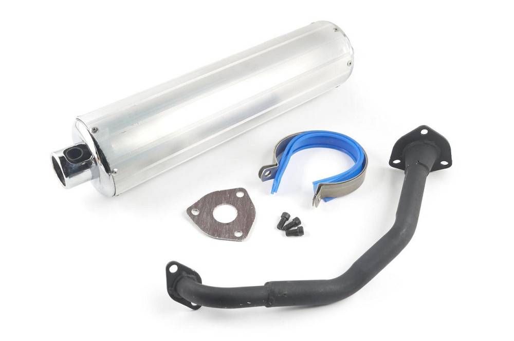 Глушитель скутер 4 Т 125/150 (+колено под 13) Мукачево - изображение 1